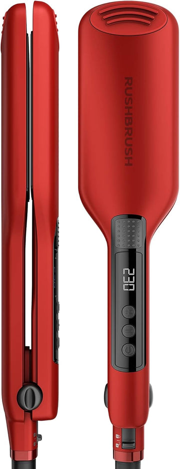 Rush Brush X1 Wide Straightener Red
