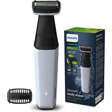Philips BG3007/01 Cordless Showerproof New Body Trimmer for Men - Body Groomer with Skin Protect Technology - Ideal for all Body Areas & Private Part - Skin Friendly Body & Groin Shaver
