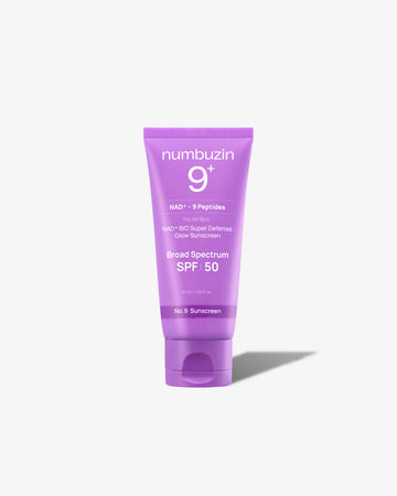 Numbuzin No.9 NAD+ BIO Super Defense Glow Sunscreen – Hydrating UV Protection & Glow Care