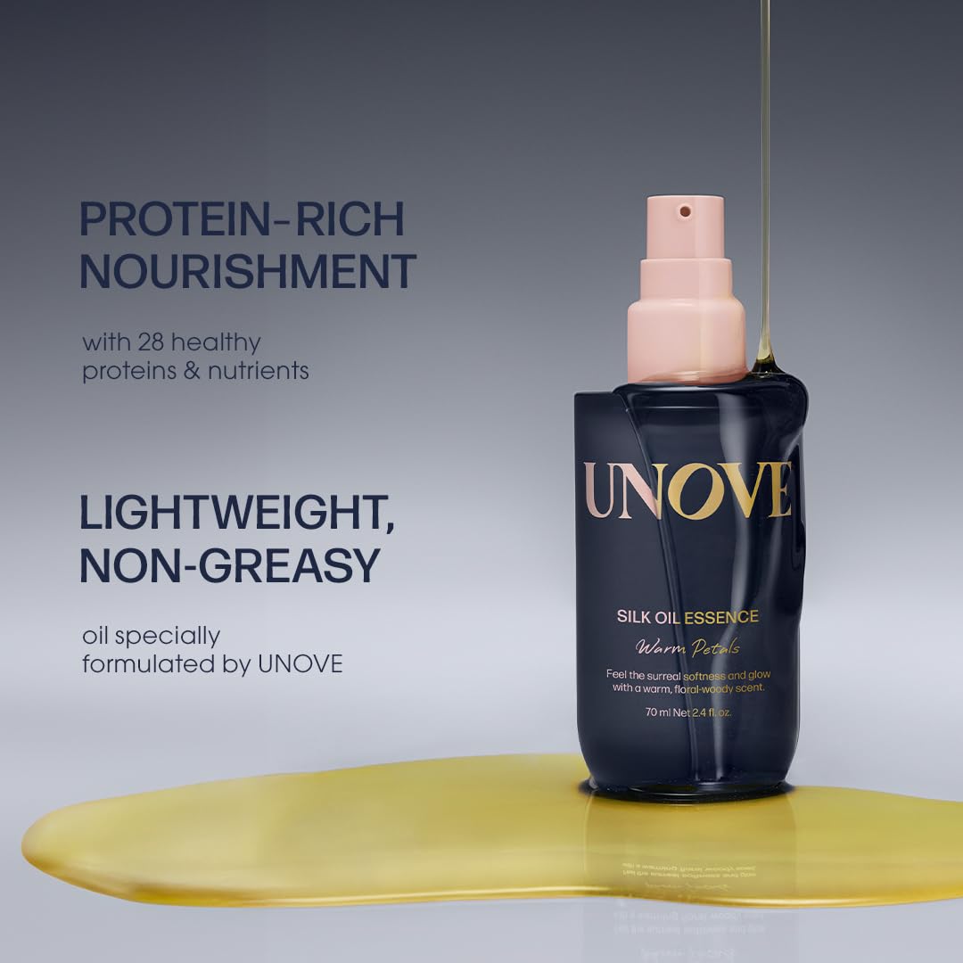 UNOVE Silk Oil Essence Hair Serum – 70ml / 2.4 fl. oz