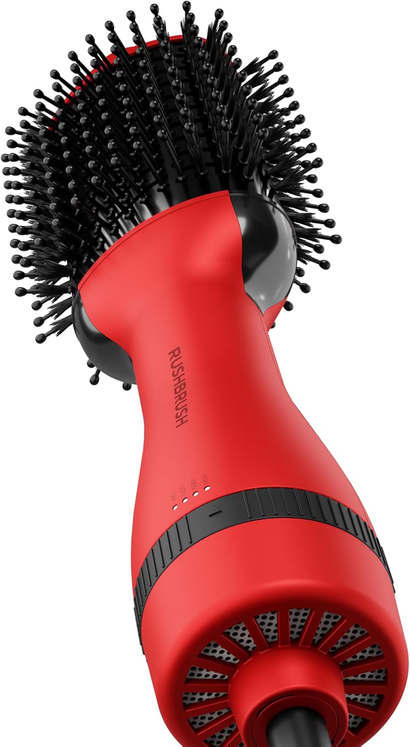 Rush Brush 1200W V2 Plus Volumizer, Red