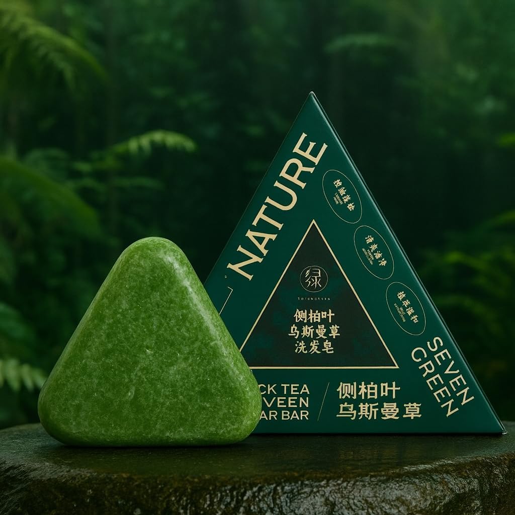 Seven Green Natural Herbal Anti-Hair Loss Shampoo Soap