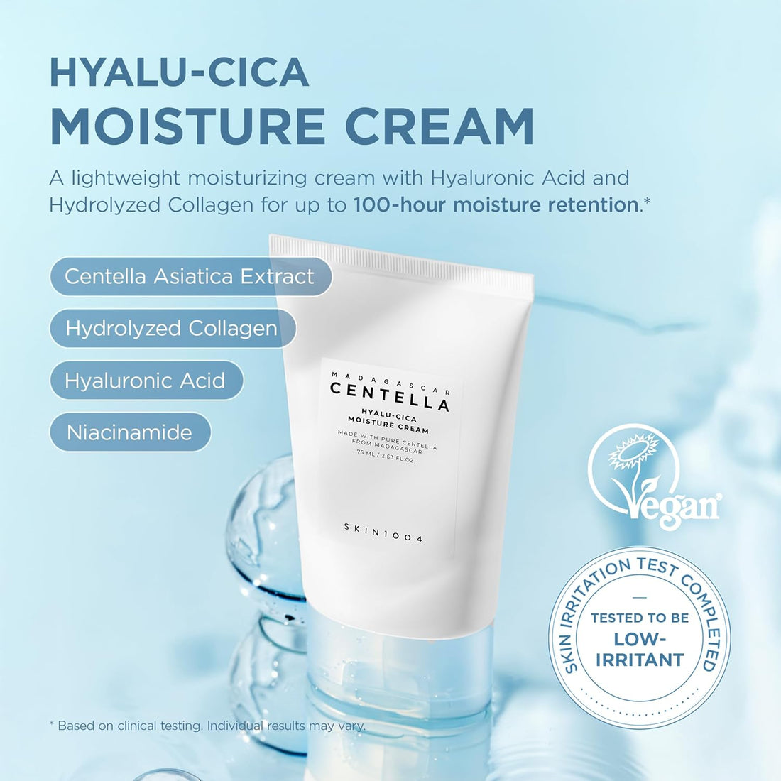 SKIN1004 Madagascar Centella Hyalu-Cica Moisture Cream – 75ml
