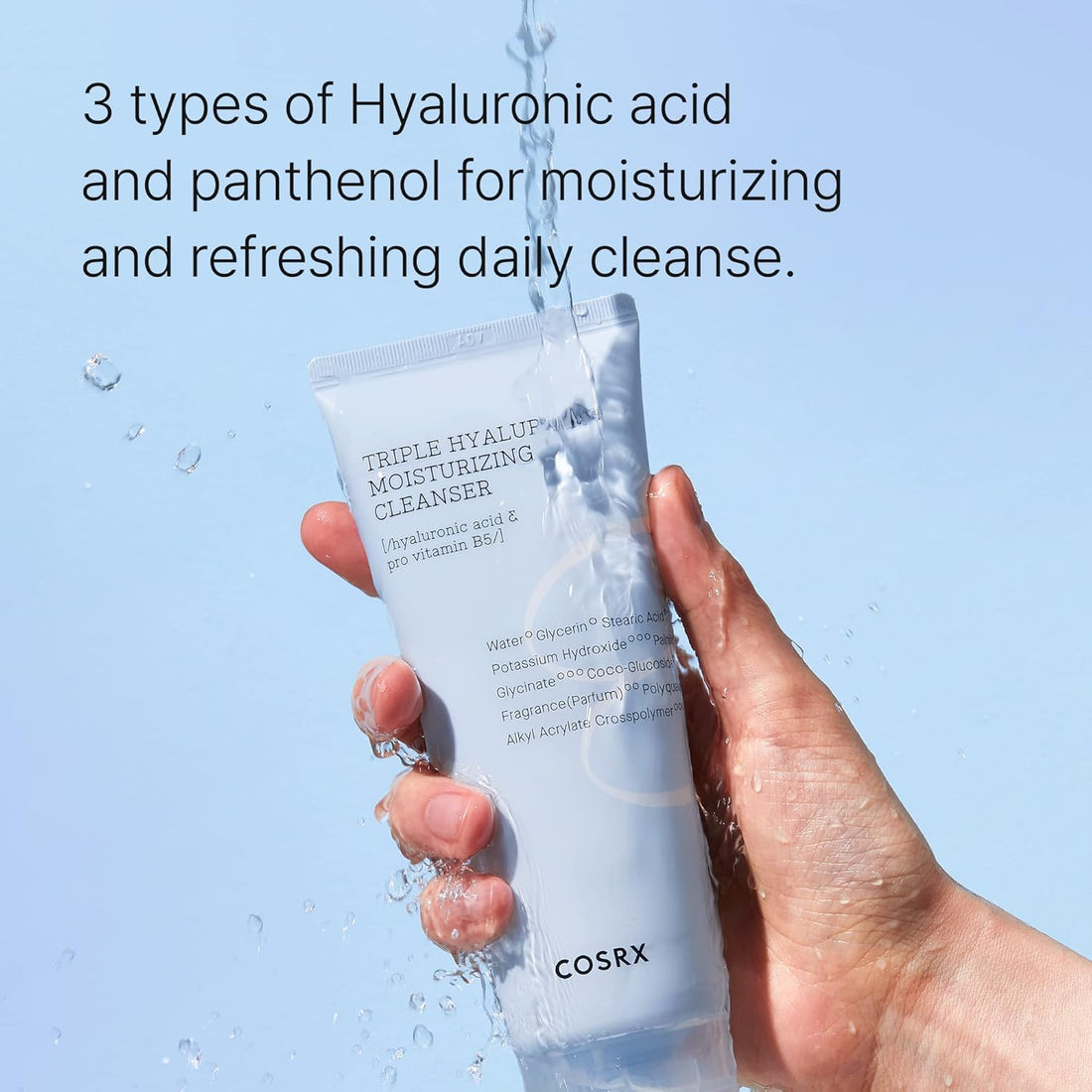 COSRX Triple Hyaluronic Moisturizing Cleanser (150ml)