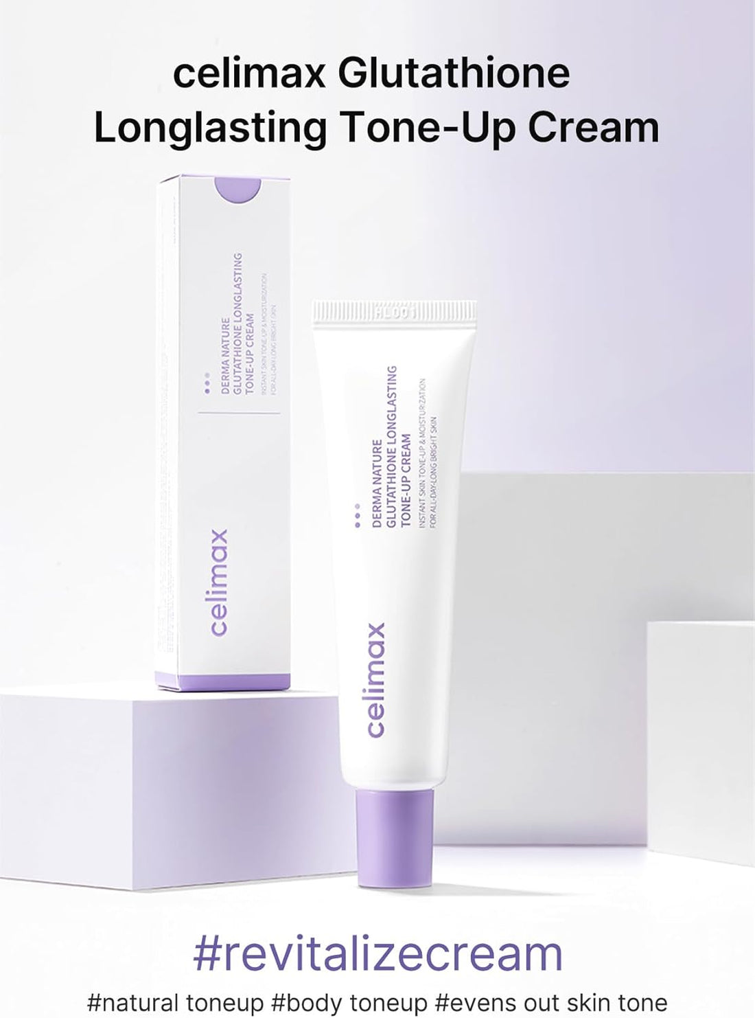 Celimax Derma Nature Glutathione Longlasting Tone-Up Cream – 35ml