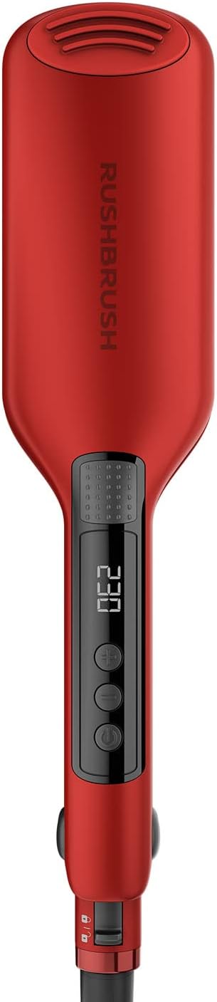 Rush Brush X1 Wide Straightener Red