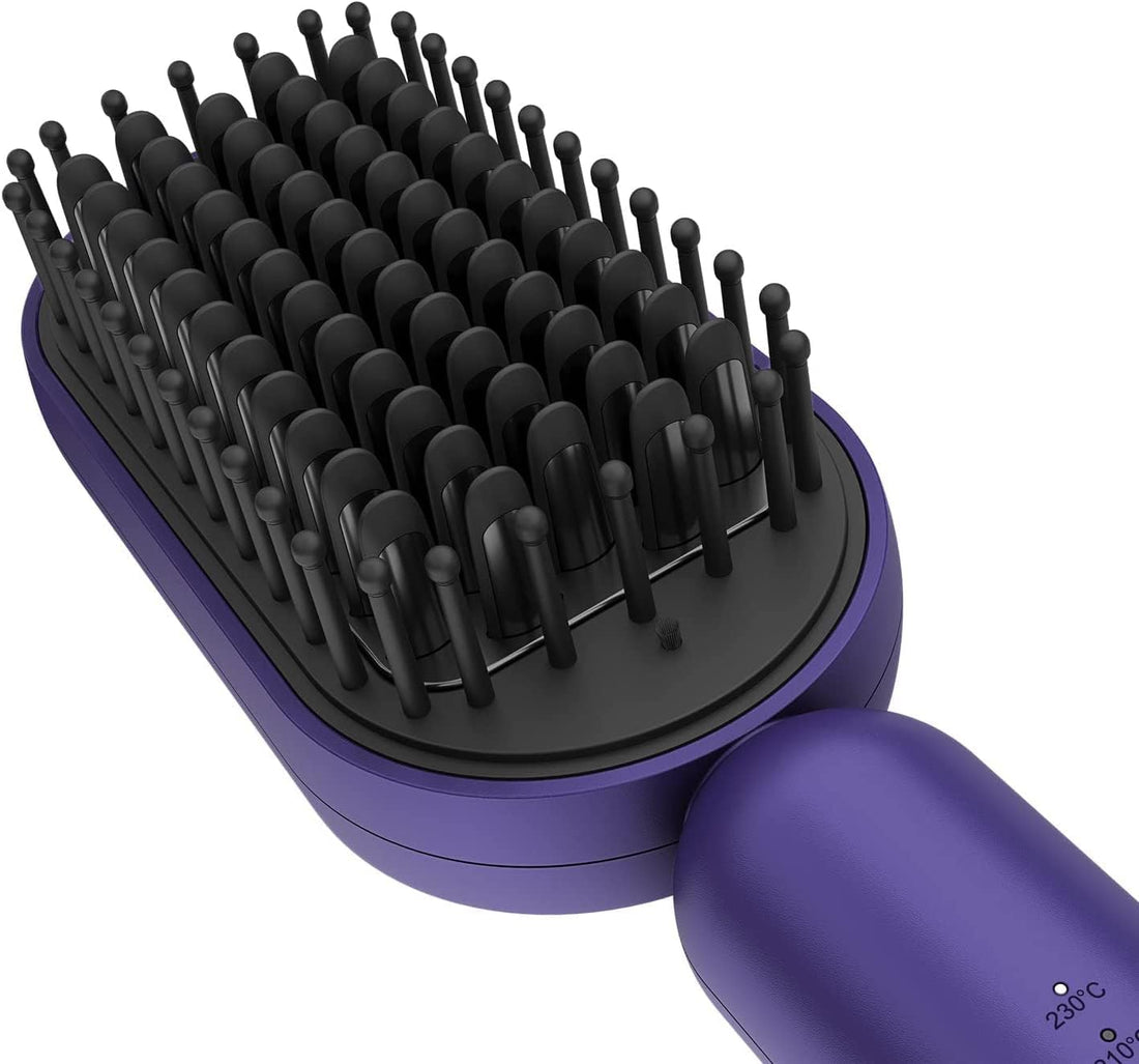Rush Brush -S3 Lite Hair Straightener Brush-Purple