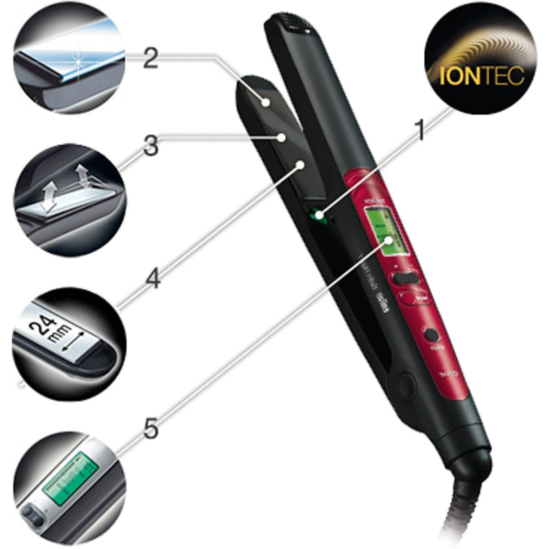 Braun Satin-Hair 7 Color straightener For Colored Hair ST 750