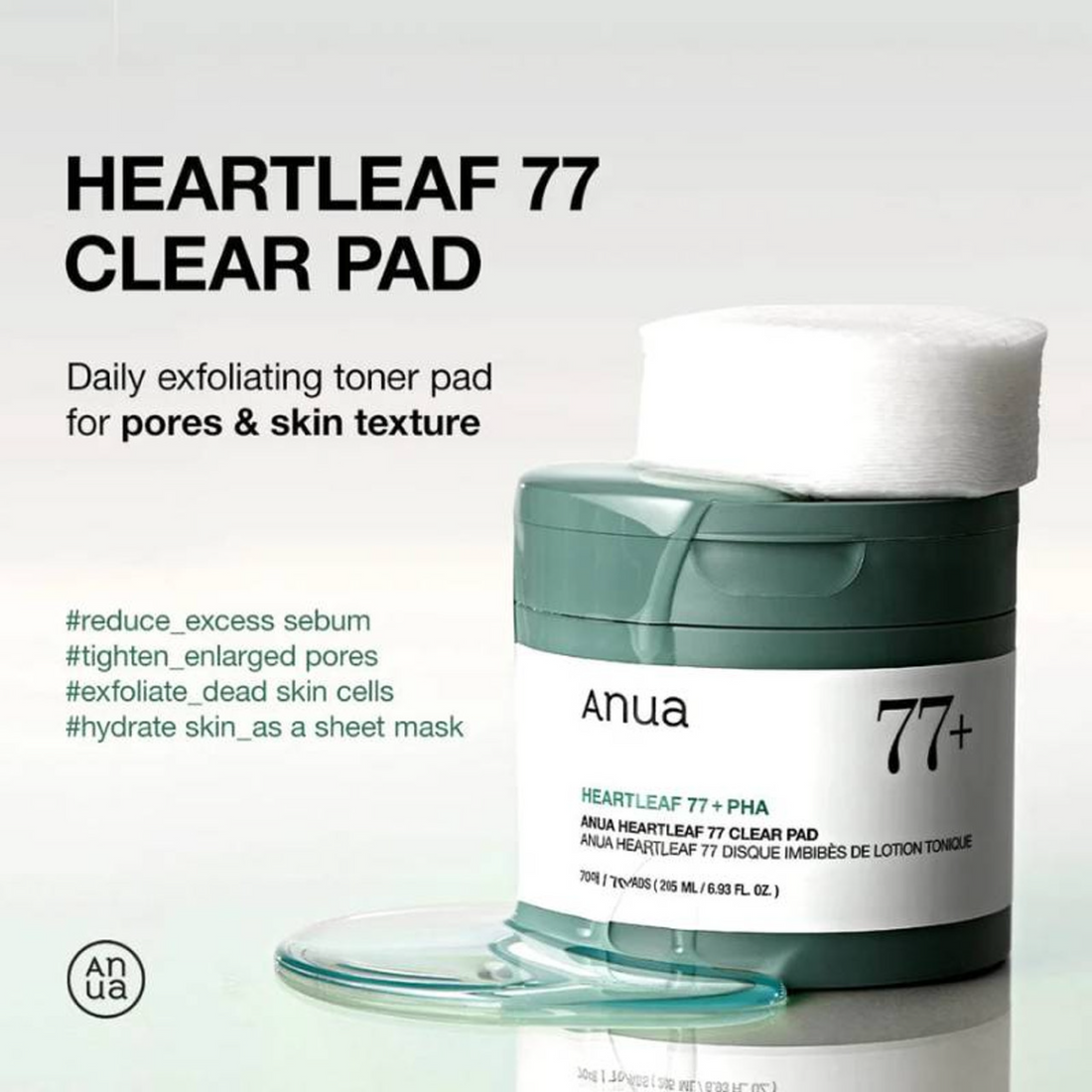 Anua Heartleaf 77% Toner Pad 70Pcs