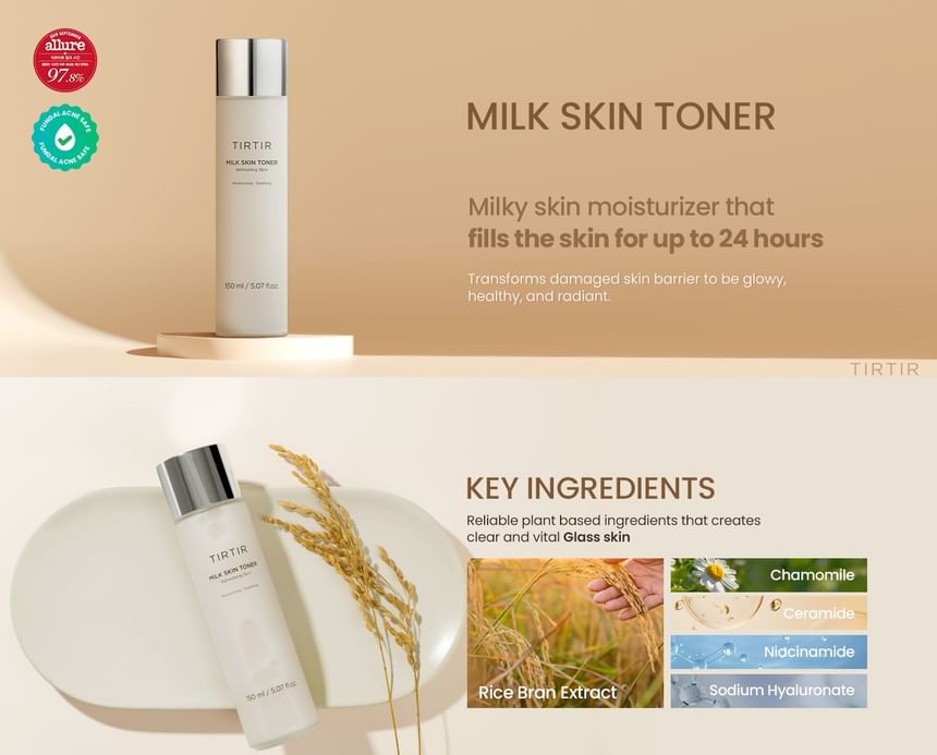 TIRTIR Milk Skin Toner 150m